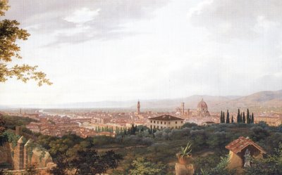 Florencia desde Monte alle Croci (detalle) de Luigi Garibbo